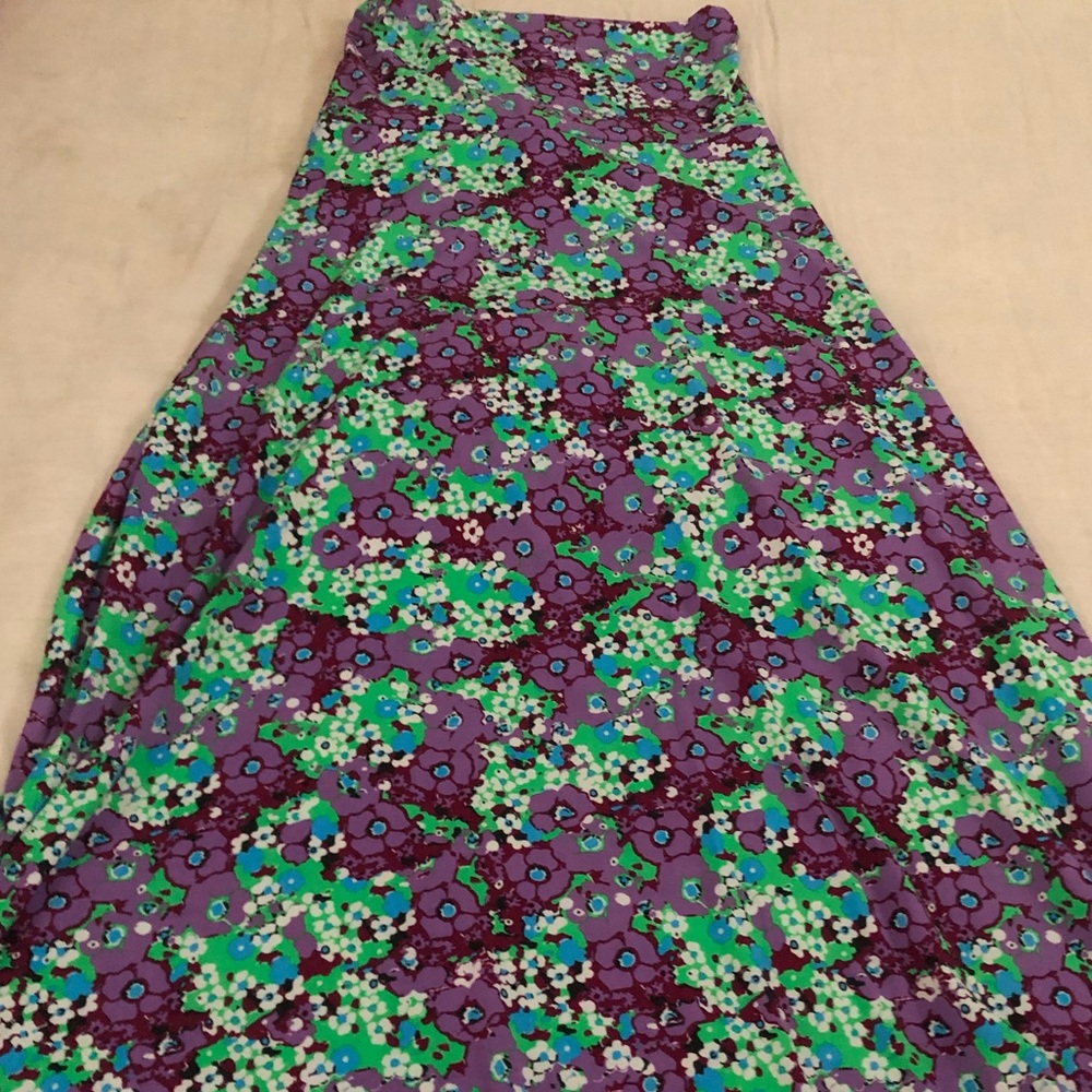Multicolored maxi skirt